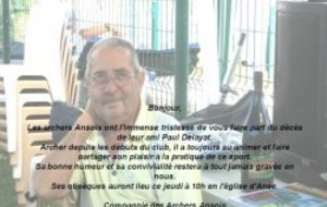Au revoir à notre ami PAUL